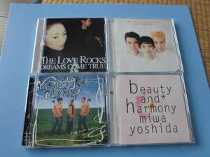 中古ＣＤ◎ドリームズ・カム・トゥルー　４枚まとめて（THE LOVE Rocks・WONDER３・monkey girl odyssey・beauty and harmony）◎