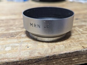 MRN 36 被せ式金属レンズフード 装着未確認ジャンク