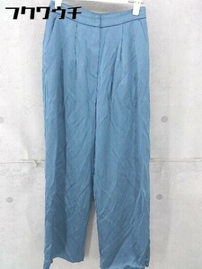 ◇ Lily Brown リリーブラウン ワイド パンツ サイズ0 ブルー レディース