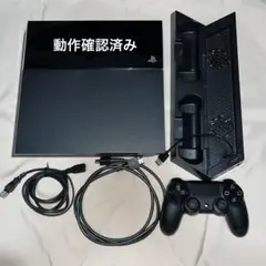 【可動品】　PS4 本体　ブラック　プレステ4 コントローラー　HDMI