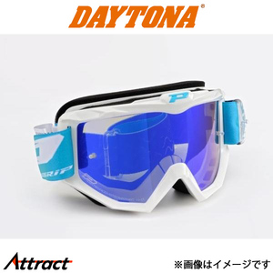 デイトナ バイク用 PROGRIP 3201FL ATZAKI MIRROR ゴーグル ホワイト 97693 DAYTONA