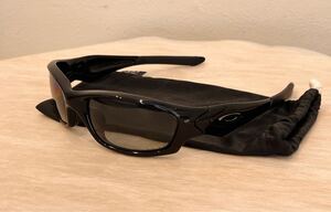 ◆ OAKLEY オークリー サングラス USA製サングラス POLARIZED ミラーレンズ 12-935J 保存袋付き 保管品◆