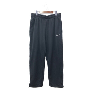 NIKE ナイキ THERMA-FIT ジャージパンツ スポーツ ブラック (メンズ XL) 中古 古着 Q2893