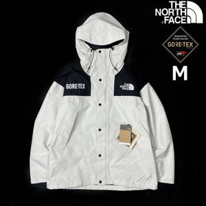 売切り【正規新品】THE NORTH FACE◆GORE-TEX MOUNTAIN JACKET マウンテンジャケット US限定 ロゴ刺繍 アウトドア(M)白 黒 180915-225