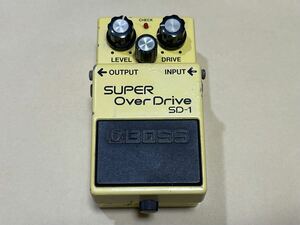 BOSS super over drive sd-1 ACAアダプター仕様　オーバードライブ ディストーション Distortion overDrive