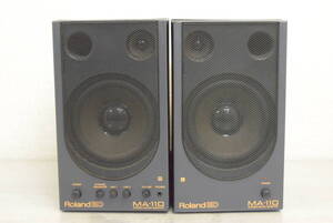 ROLAND ローランド MA-110 STEREO MICRO MONITOR パワードスピーカー 3K055