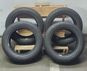 スタッドレス タイヤ 4本 2018年製 155/65R14 75Q DUNLOP WINTER MAXX WM01 7.0-7.6 中古