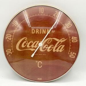 A1　Coca-Cola 　コカコーラ　 温度計 　壁掛け用 　当時物　 昭和レトロ