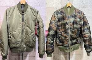 美品 アルファ X ジャーナルスタンダード リバーシブル MA-1 迷彩 S アルファ ALPHA INDUSTRIES カモフラ JOURNAL STANDARD