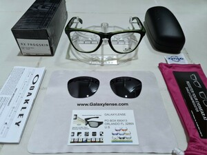 正規品 新品 偏光レンズ OAKLEY RX FROGSKINS オークリー フロッグスキン BLACK POLARIZED ブラック ポラライズド メガネ 眼鏡 サングラス