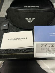 EMPORIO ARMANI エンポリオアルマーニ 眼鏡 メガネフレーム EA1139 3001 マットブラック ケース・クロス付☆