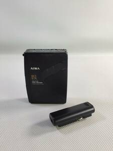 S6015◇aiwa アイワ ステレオカセットプレーヤー ポータブルカセットプレーヤー HS-P30 P30 black 黒【未確認】240614