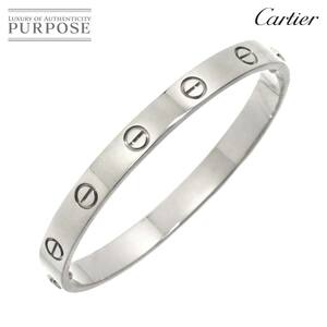 カルティエ Cartier ラブ ブレス #16 K18 WG ホワイトゴールド 750 ブレスレット バングル Love Bracelet 90229972