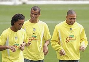 実使用 2002WC優勝 ブラジル代表 セレソン プラクティス ロナウド ロナウジーニョ リバウド ロベカル brasil Brazil