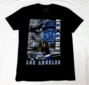 【新品未使用】ICE CUBE Tシャツ Sサイズ west coast rap tee アメ車 ウエッサイ ローライダー アイス・キューブ hiphop death row 