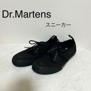 Dr.Martens ドクターマーチン ブラック スニーカー ローカットEU41 25.5cm THR-132