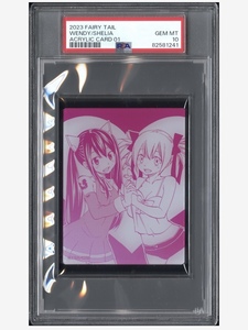 【PSA10】FAIRYTAIL(フェアリーテイル) /ウェンディ・マーベル＆シェリア・ブレンディ/アクリルカード 2023 FAIRY TAIL ACRYLIC CARD 01