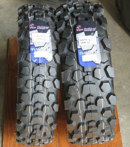 新品送料込スクーターブロックタイヤセット 115/80-13 140/70-13 VRM-162 Vee Rubber ビーラバー