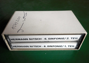 【カセット】HERMANN NITSCH - 6. Sinfonie【1980年音源/1988年200部限定サイン入/2nd Edition】