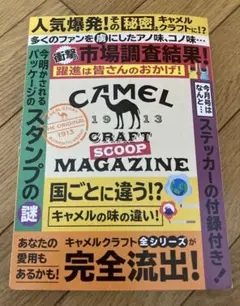 ★非売品★CAMEL キャメル の箱と ステッカー（ちょっと曲がってる(´`)）