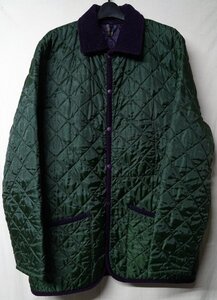 ◆LAVENHAM ラベンハム◆キルティングジャケット グリーン×パープル◆MADE IN ENGLAND◆