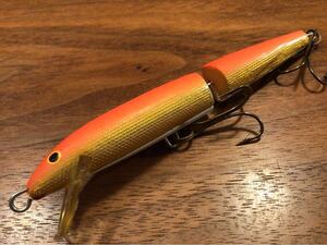 Z★美品★RAPALA ラパラ FLOATING JOINT 11“ J-11 FJ-11 フローティングジョイント11”OLD/オールド/口紅/腹巻き“「GFR/アカキン」ミノー