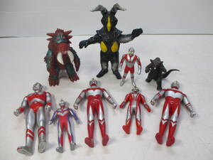 ウルトラマン 怪獣 ソフビ人形 フィギュア 9点セット 現状品 