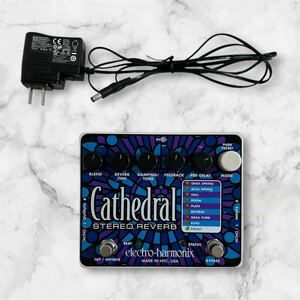 ○M ELECTRO-HARMONIX Cathedral エレハモ　リバーブ　シューゲイザー　オルタナ エフェクター 通電品　