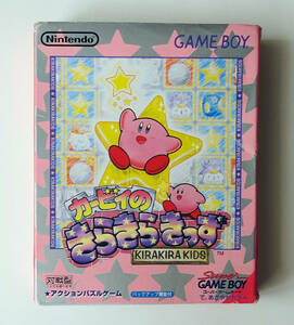 GB 星のカービィのきらきらきっず KIRBY KIRAKIRA KIDS STAR STACKER ★ ゲームボーイ GAMEBOY