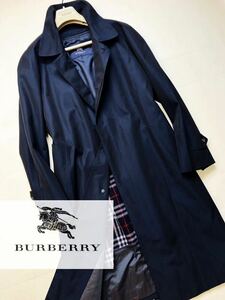 h19【シルクカシミヤ!!】ホース騎士!! 定価24万●超美品BURBERRY史上最高モデル●ステンカラーコート バーバリーコート メンズ 175L 