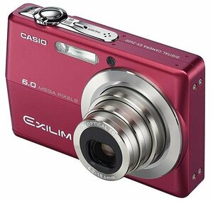 カシオ計算機 デジタルカメラ EXILIM 600万画素 光学3倍ズーム 2.7型大画面(中古品)