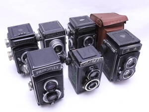 ☆PRIMOFLEX,Yashicaflex,BEAUTY FLEX...etc 二眼レフカメラ 6個セット ジャンク品