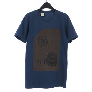 ミスターハリウッド N.HOOLYWOOD GARDEN プリント Tシャツ カットソー 半袖 38 紺 ネイビー 1280 B pieces メンズ