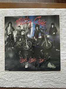 Motley Crue/モトリークルー 直筆サイン入りレコード