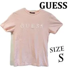 GUESS ゲス　レディース　トップス　半袖　Tシャツ　ピンク　S