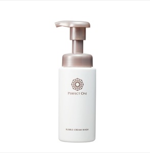 □未開封! オールインワン洗顔! PERFECT ONE BUBBLE CREAM WASH パーフェクトワン バブルクリームウォッシュ 新日本製薬 210ml 【F2461OY】