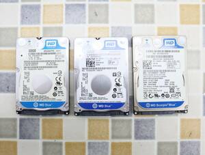 ∠3枚 中古 HDD｜2.5インチ 内蔵型｜WD WD3200LPVX WD1200BEVT-75ZCT2 WD3200LPVX-08V0T HDD｜320/120GB SATA フォーマット済■O0261