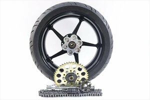 1円スタート:GPZ900R[04社外後　GALESPEED　ゲイルスピード　タイプC　リアホイール]検GPZ750R｝F