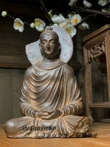 極細工 仏教古美術 仏像 ガンダーラ石仏 Gandhara ガンダーラ美術 石仏 仏像 装飾 置物 装飾 収蔵 コレクションsux001