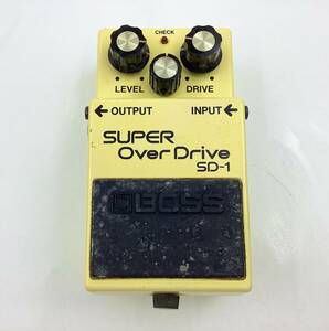 【4547】 BOSS ボス SD-1 エフェクター SUPER Over Drive スーパーオーバードライブ 動作未確認 現状品