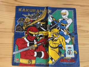 新品　未使用　当時　忍者戦隊 カクレンジャー ハンカチ グッズ 戦隊 kakuranger ninja anniversary 30th