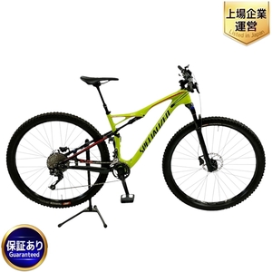 【引取限定】SPECIALIZED EPIC マウンテンバイク fact9mCARBON 29インチ ディスクブレーキ 外装2x11段 グリーン 自転車 中古 直 T9504995