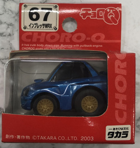 タカラ チョロQ スタンダード67 インプレッサWRX