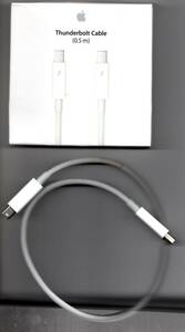 アップル純正 Apple Thunderboltケーブル（0.5 m） ホワイト MD862ZM/A 国内純正品 箱入り