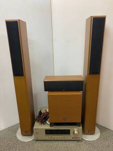 【鹿児島 直接引き取り限定】 YAMAHA ヤマハ 7.1ch ホームシアターシステム アンプ DSP-AX463 NS-125F ×2 センタースピーカー NS-C125