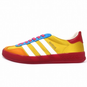 未使用品 グッチ GUCCI × アディダス adidas GAZELLE ガゼル スニーカー シューズ 靴 ローカット HQ7083 サイズ23.5cm ◇１