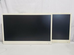 [中古] I-O DATA 21.5インチ ワイド液晶ディスプレイ LCD-MF223EW/B VGA/DVI/HDMI フルHD 2台セット 脚無し 表示確認のみ (1)