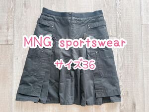 MNG sportswear/MANGO/プリーツスカート/黒/36