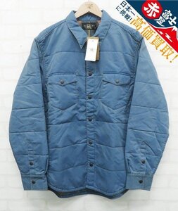 8T0693-1/未使用品 RRL キルテッドツイルウエスタンオーバーシャツ ダブルアールエル ジャケット