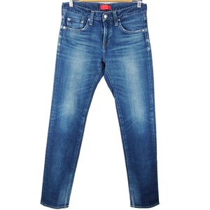 ■RED CARD レッドカード × BEAMS ビームス 別注 / B75860Z Rhythm Z リズム / メンズ / USED加工 ストレッチ デニムパンツ size 28